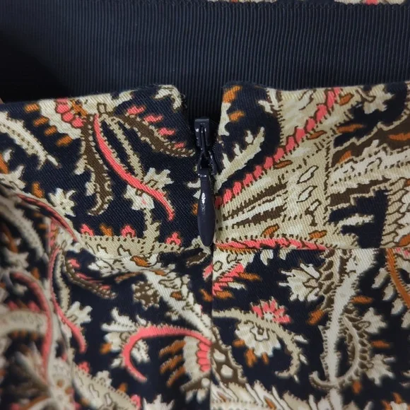 J. Crew paisley number 2 pencil skirt - Picture 4 of 7